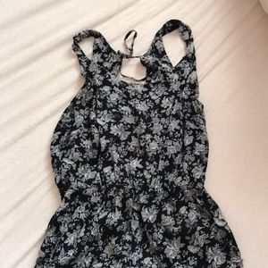floral jump suit